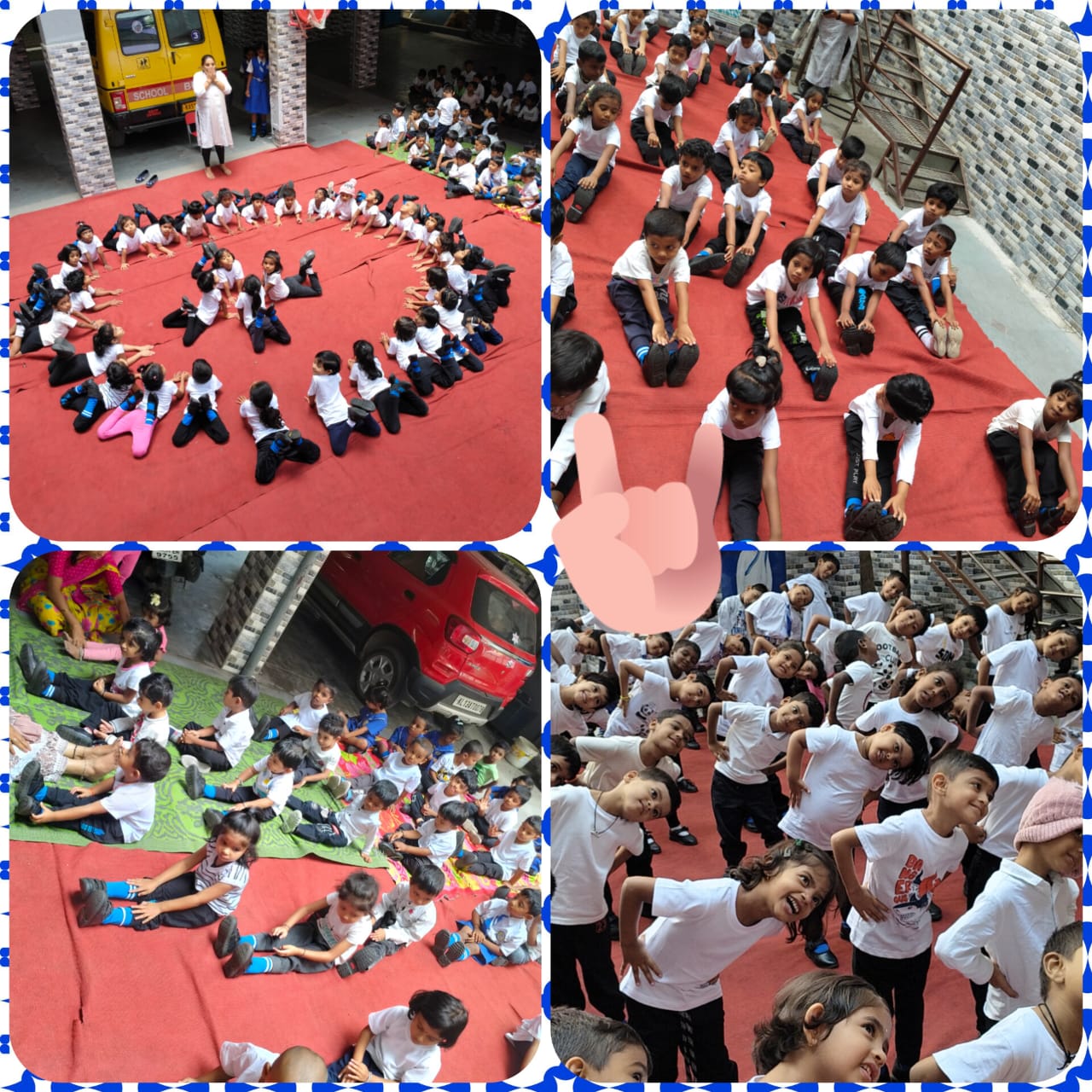 Students performing at the annual cultural festival