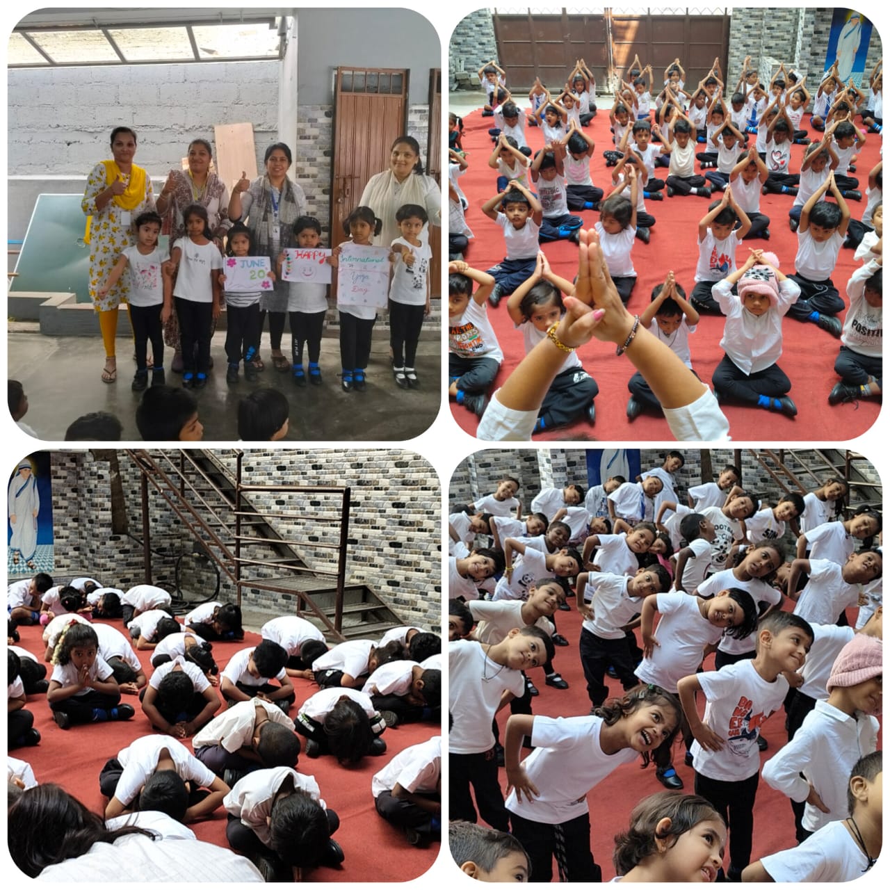 Students showcasing classical dance at annual day