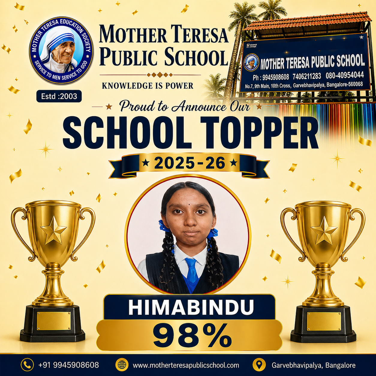 MTPS School Topper 2026